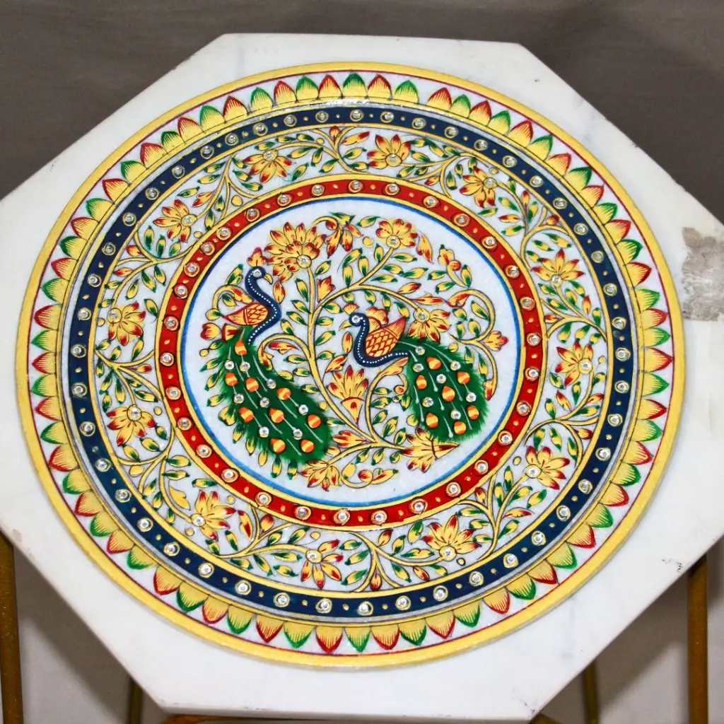 ViharKriti Marble Plate 12 Inch Img 2.webp