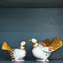 p3 Marble Golden Bird Pair Big.webp