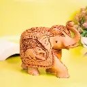 viharkriti-P3-Wooden Elephant 6'' Shikaar T u img-4.webp