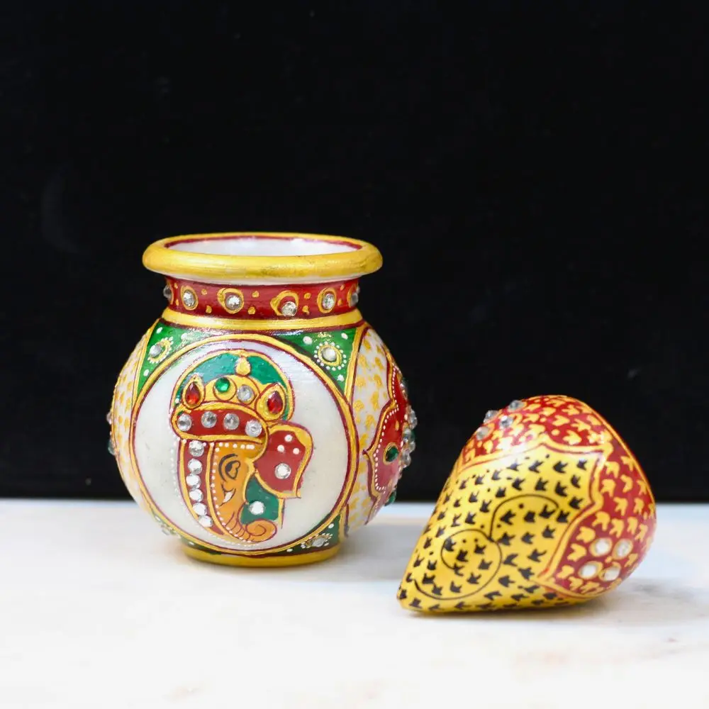 viharkriti Marble Nariyal Kalash Cutting 3 Inch img 5.webp