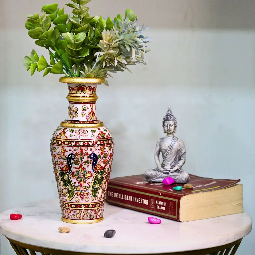 viharkriti Marble Gold Flower Pot Sp img 3.webp