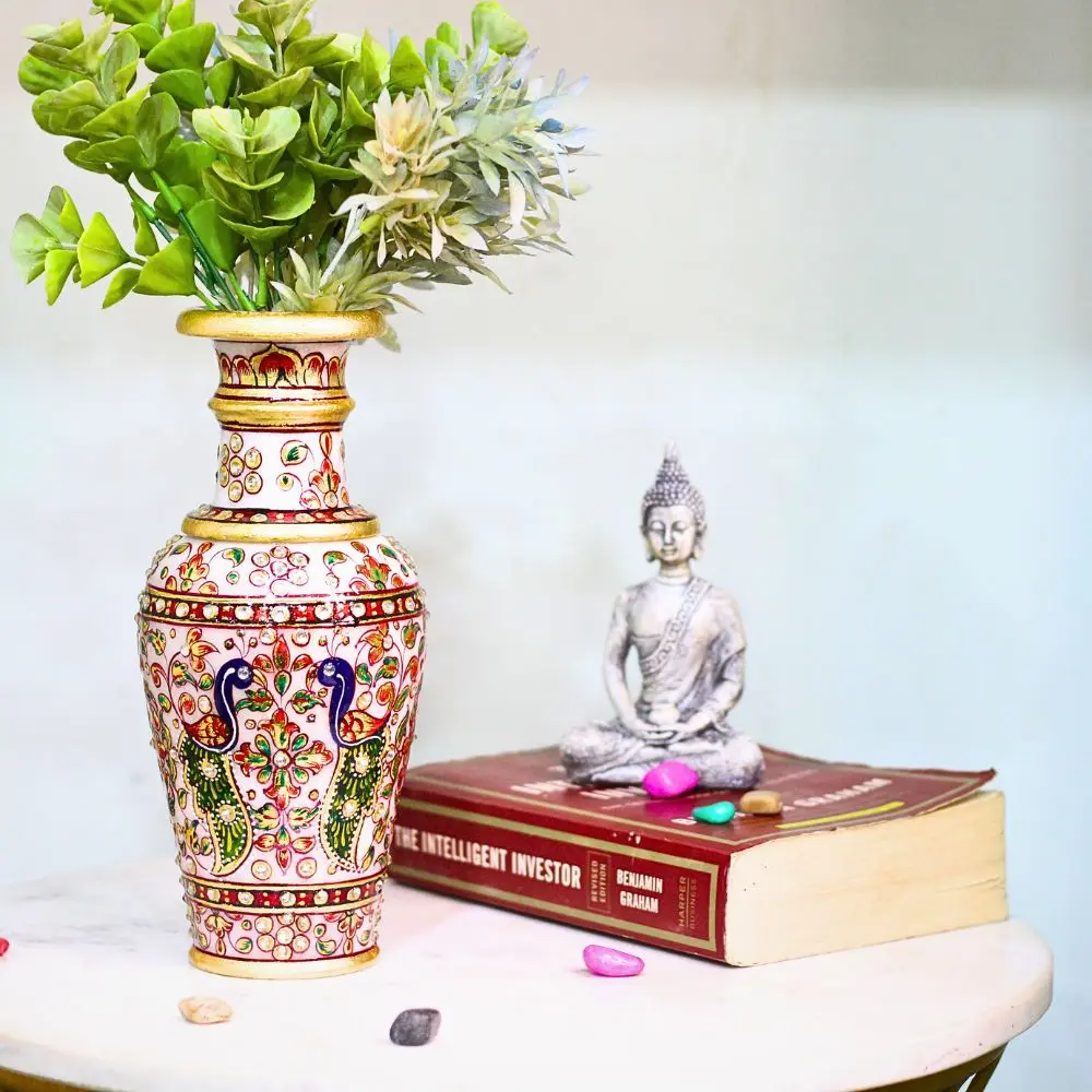 viharkriti Marble Gold Flower Pot Sp img 4.webp