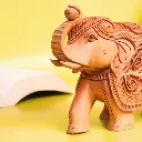 viharkriti-P3-Wooden Elephant 6'' Shikaar T u img-2.webp