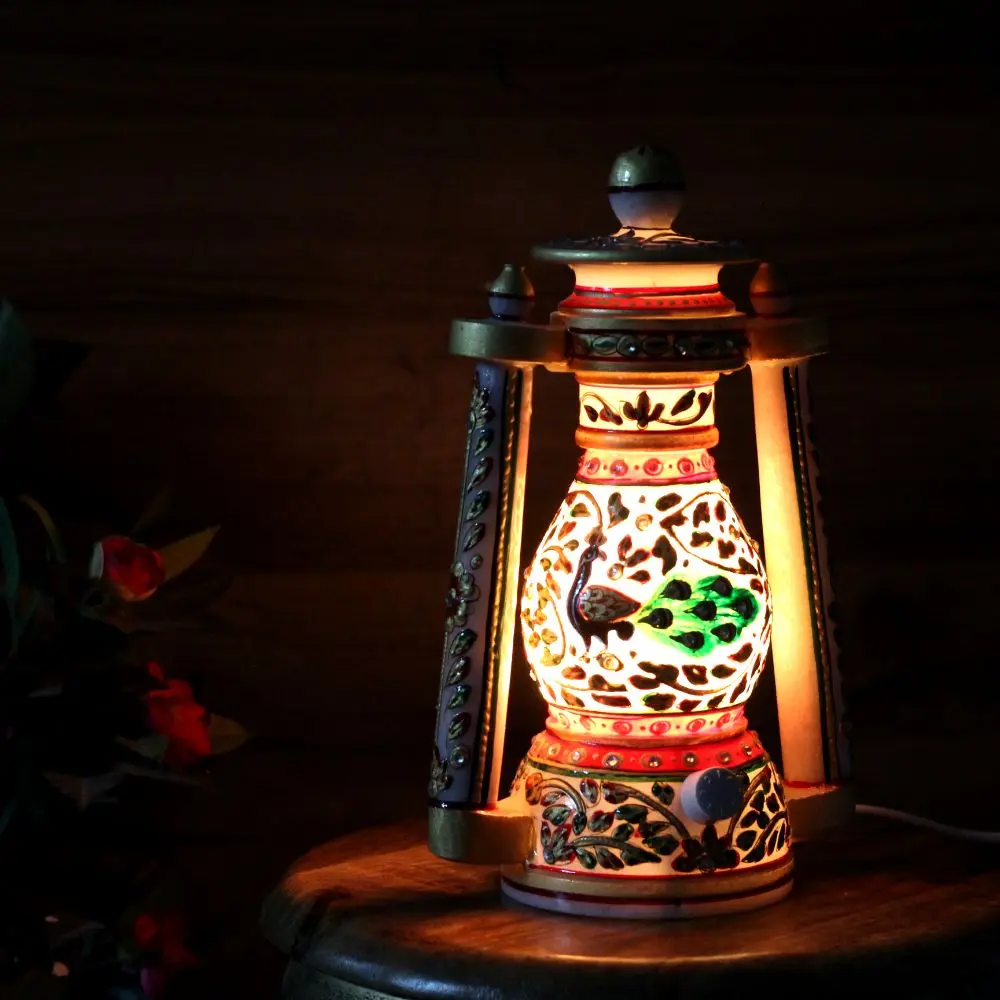 viharkriti Marble Lantern 10'' img 2.webp