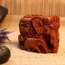 P10-WC-VIHARKRITI-WOODEN CARVING ELEPHANT FAMILY MEDIUM IMG-2.webp