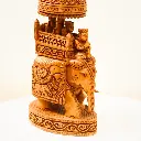 vihar kriti Wooden Ambabari Elephant 10'' IMG-2.webp