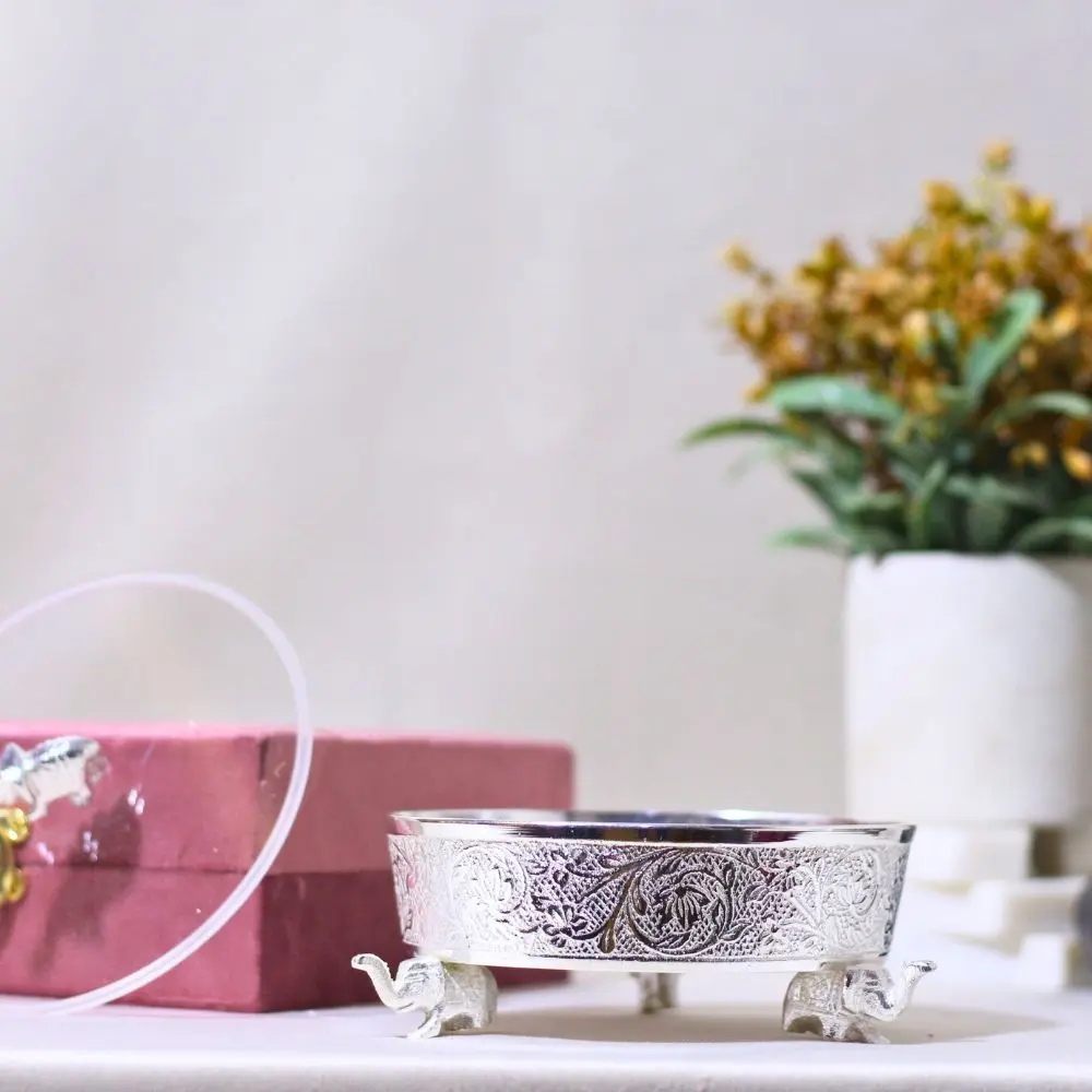 viharkriti 1pc Brass Peacock Bowl Wbox img 3.webp