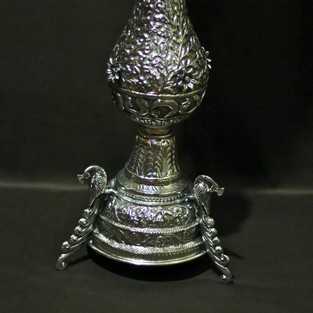 viharkriti Brass Peacock Samai Diya 24'' img 3.webp