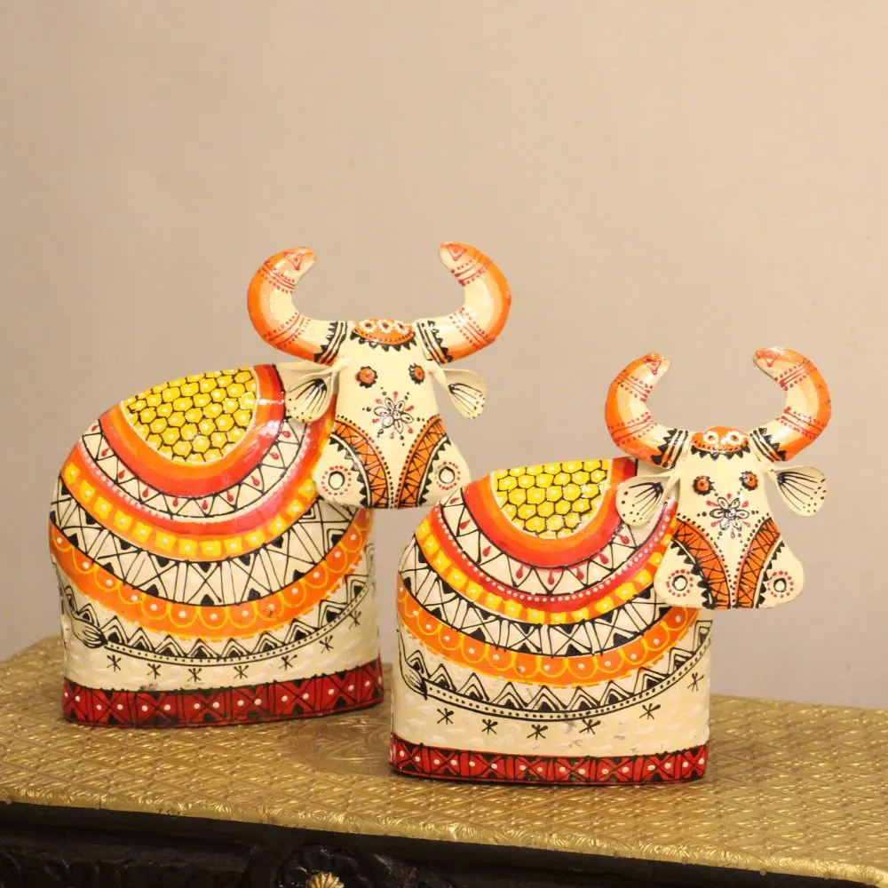 viharkriti Metal Indian Wildbeast Cow S2 51BE img 5.webp