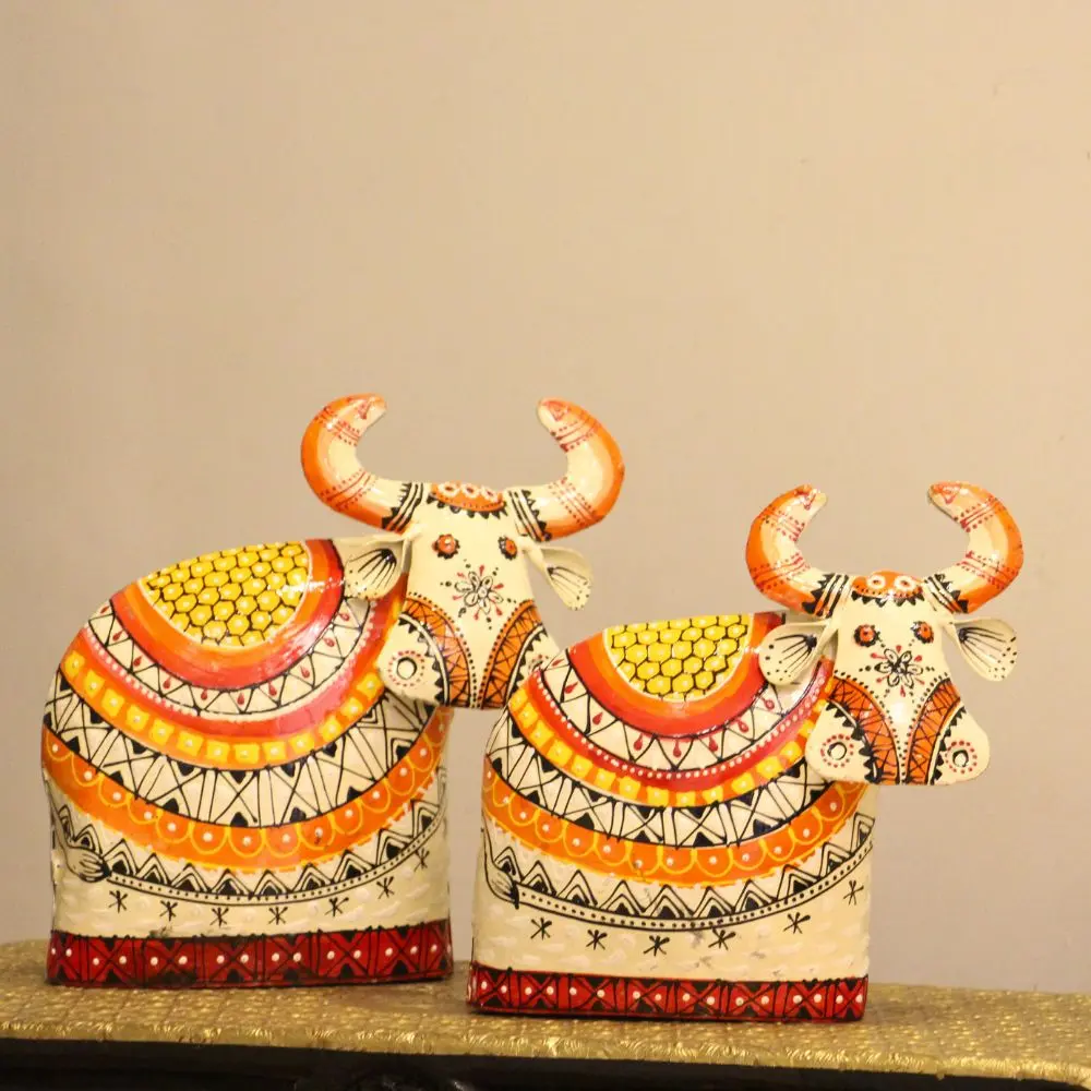viharkriti Metal Indian Wildbeast Cow S2 51BE img 6.webp