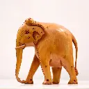 Wooden Carving Plain Elephant (6 Inch)