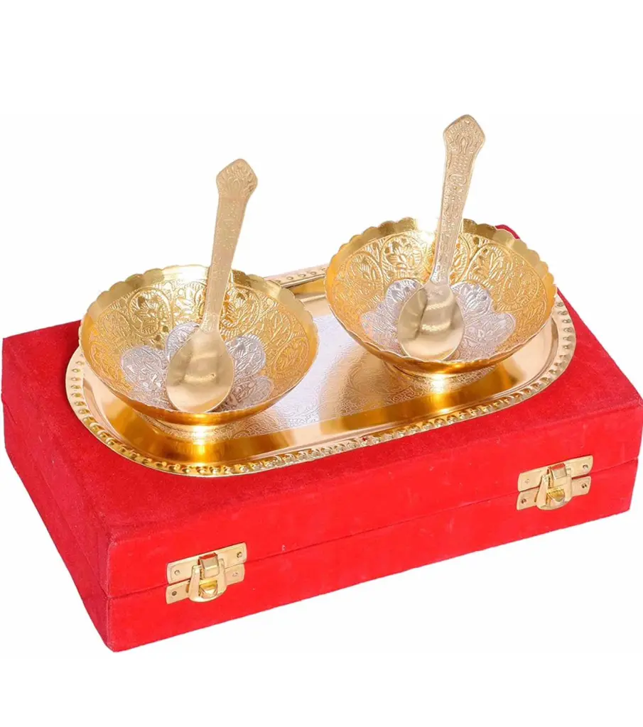 Brass Fruit Stand Bowl 