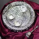 Brass Peacock Pooja Plate 