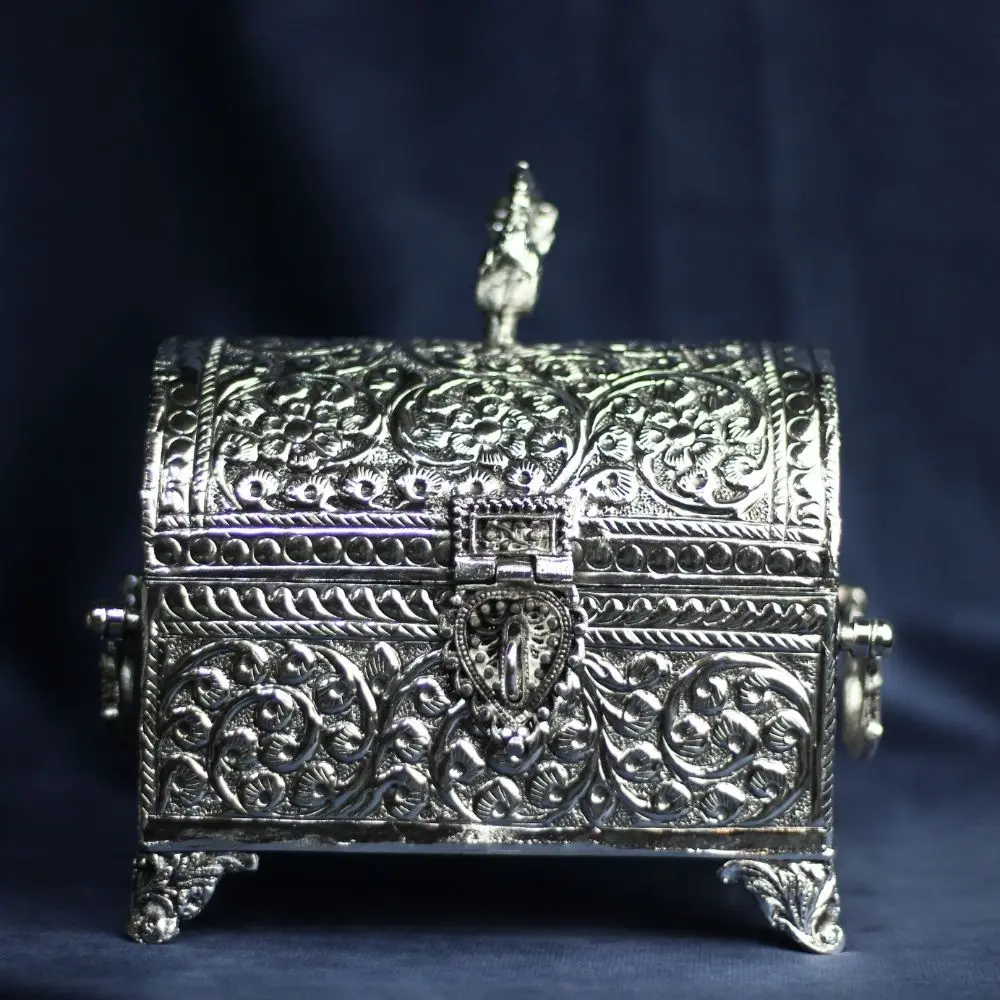 Brass Peacock Pitari Big 