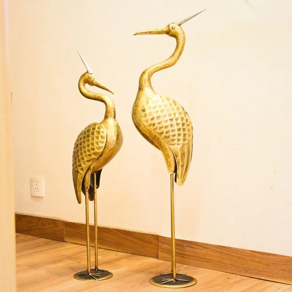 Iron Crane With Crown 