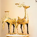 Iron Tulip Reindeer S/2 