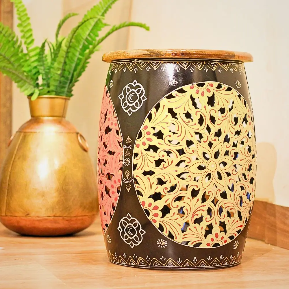 Iron Colorfull Stool Art 