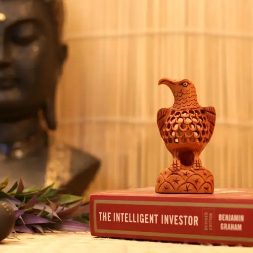 Wooden Handcrafted Nefted Eagle (4 Inch)