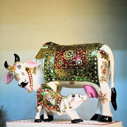 Marble Cow Minakari Big 