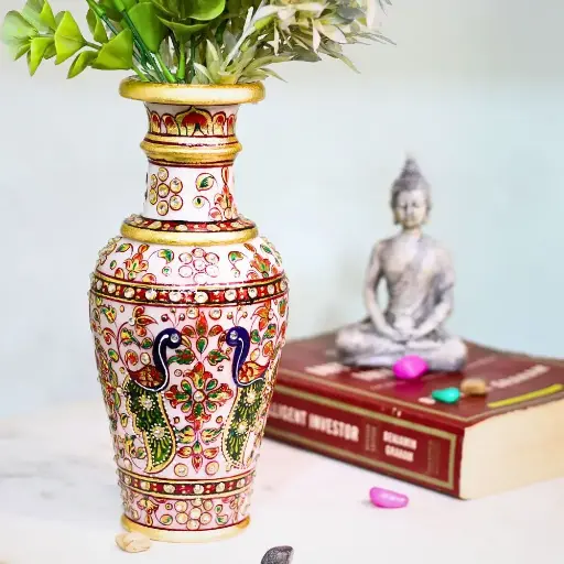 Marble Gold Flower Pot Sp 